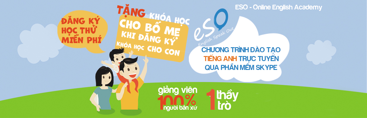 Tiếng anh trực tuyến ESO