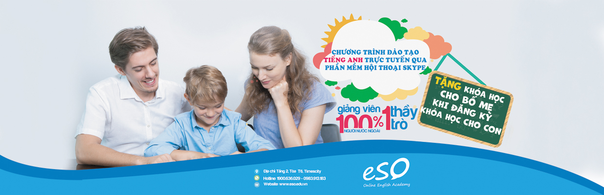 Tiếng anh trực tuyến ESO