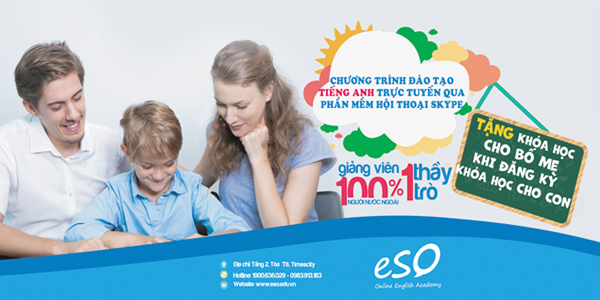 Tiếng anh trực tuyến ESO