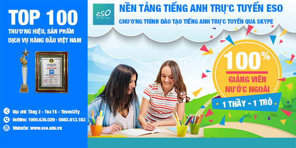 Tiếng anh trực tuyến ESO