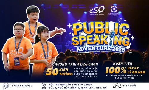 Public Speaking Adventure - khóa học nói trước công chúng - ESO Group