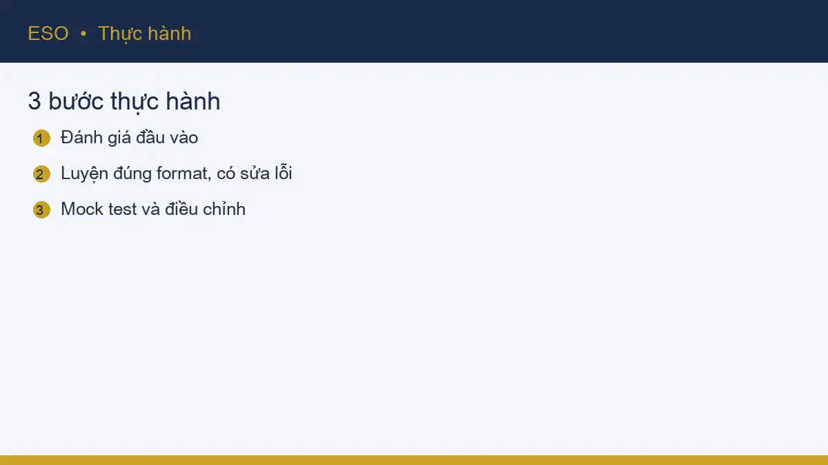 Tiếng anh trực tuyến ESO