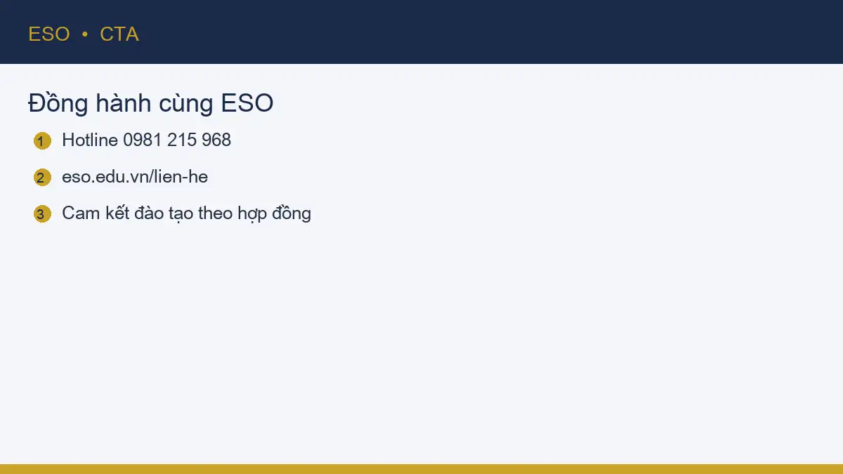 Tiếng anh trực tuyến ESO