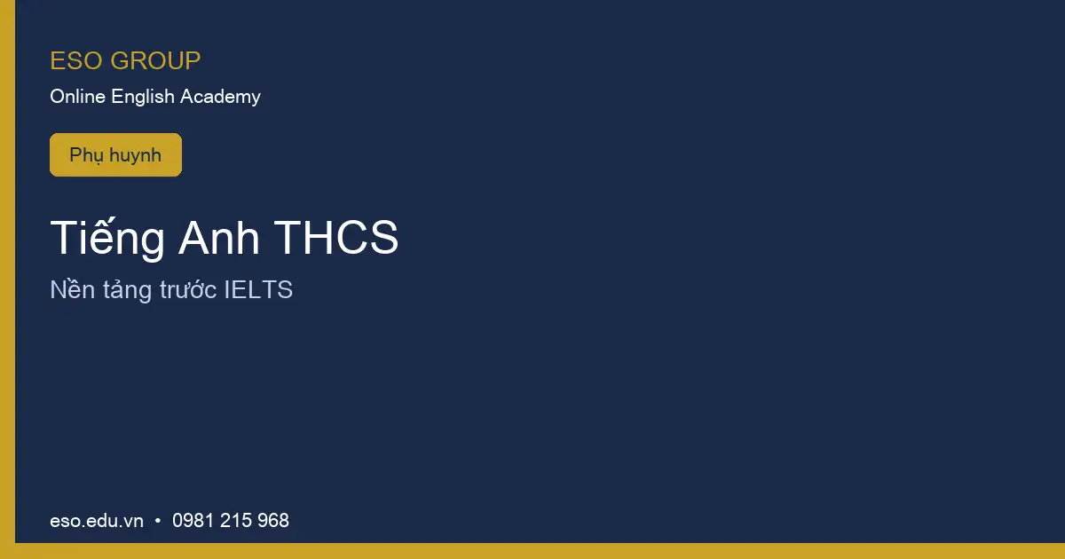 Tiếng anh trực tuyến ESO